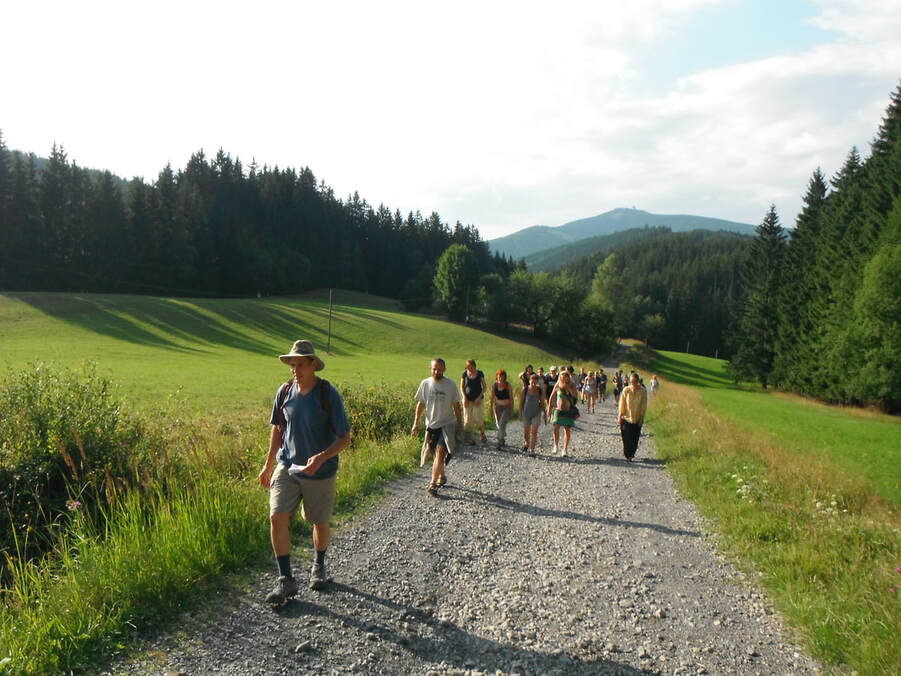 Cosmic Walking through the Czech countryside