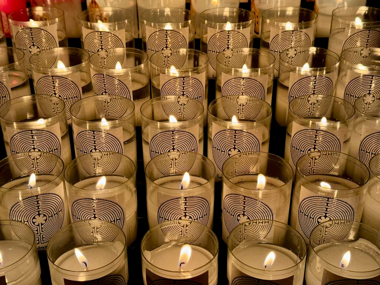 Candles lit for virtual pilgrims